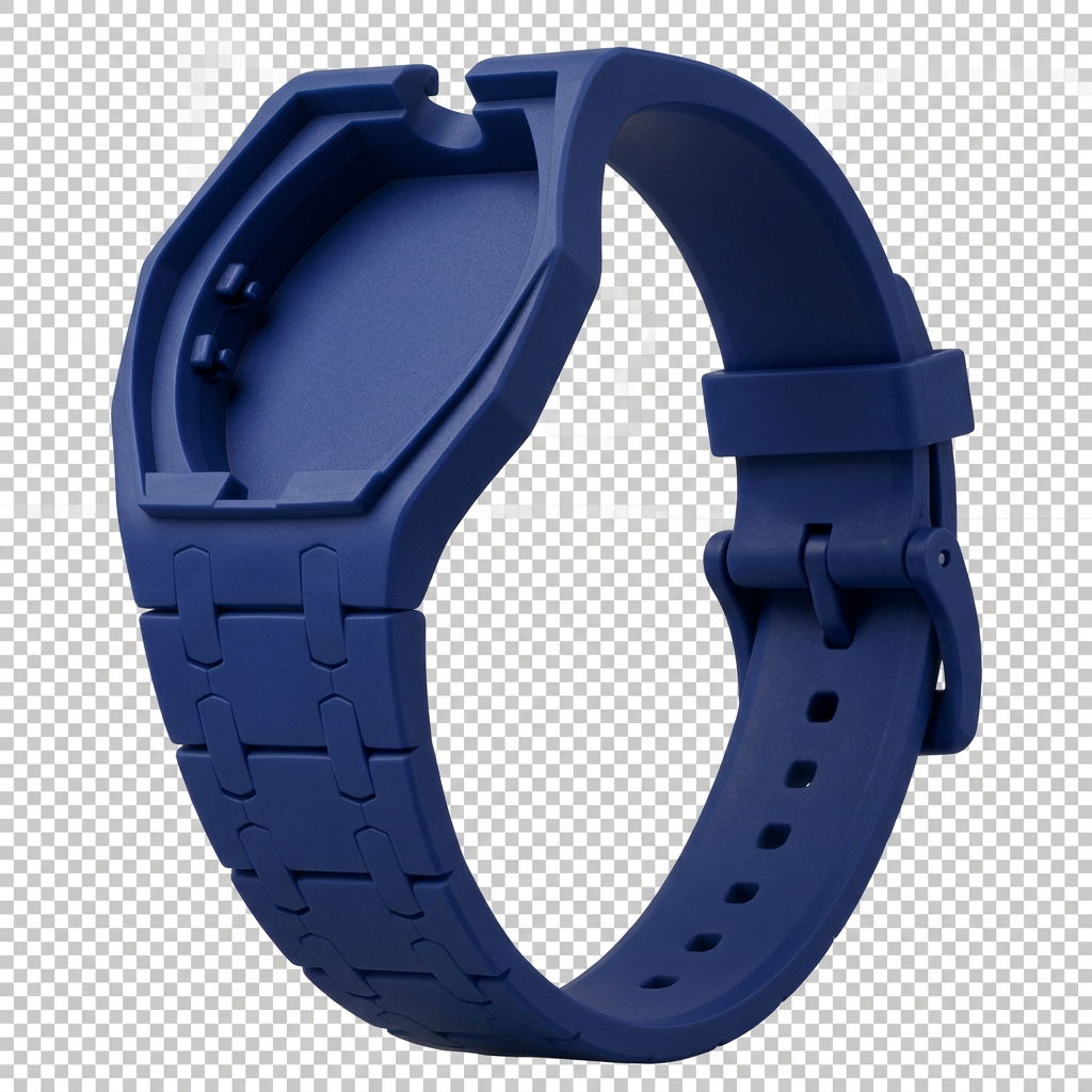 Correa Royal Pop Azul Marino para Swatch Bioceramic Royal Oak — vista 2