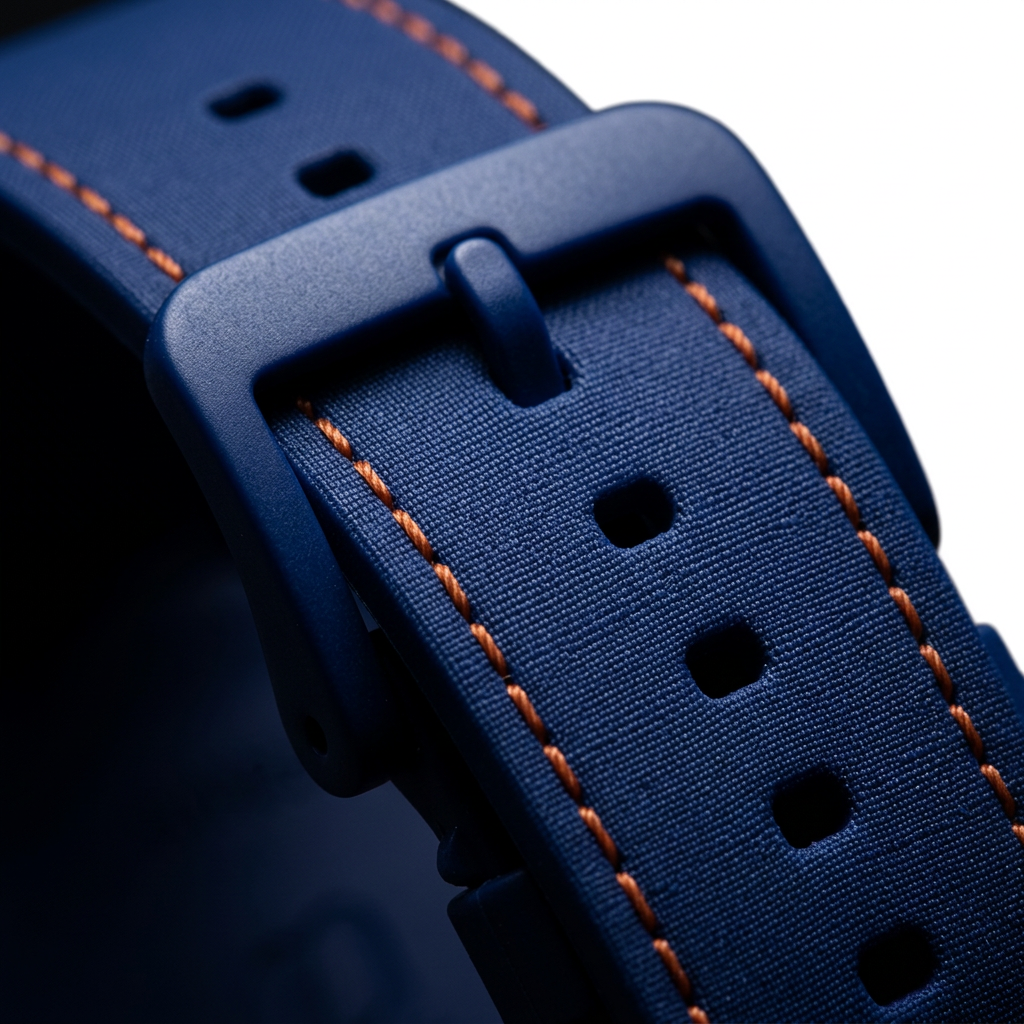 Correa Royal Pop Azul Marino para Swatch Bioceramic Royal Oak — vista 3