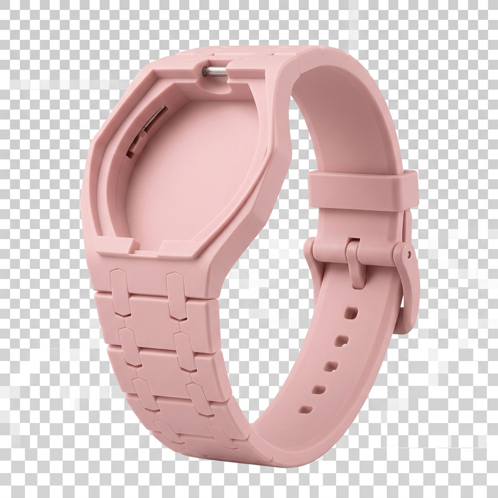 Correa Royal Pop Rosa para Swatch Bioceramic Royal Oak — vista 2