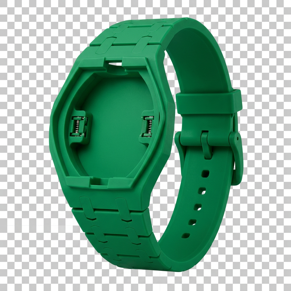 Correa Royal Pop Verde Hulk para Swatch Bioceramic Royal Oak — vista 2